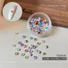 Rhinestones de color Chunri Hua Zi de corte 33 con base puntiaguda para arte de uñas, rhinestones redondos multicolores multifacéticos súper brillantes para decoración de uñas DIY