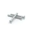 Tornillo de cabeza redonda galvanizada para máquina, tornillo de panel de interruptor con zócalo GB818, tornillo de cabeza redonda M3-M8