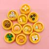 Juguetes de Comida Simulada Bollo al Vapor Bola de Arroz Resina Pequeños Accesorios Materiales DIY Hechos a Mano Materiales de Decoración Pegamento Crema