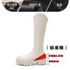 Botas femininas de cano alto com salto fino e salto alto, cano alto, bico fino, bico fino, inverno, 6 horas