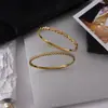 Pulsera Jieding Estilo Europeo y Americano con Cierre de Acero Titanio y Corazón de Pedrería para Mujer, Joyería que no se decolora, Accesorios de Acero Inoxidable, Oro Rosa Transfronterizo