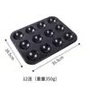 Molde para bolas de pan pares 6/9/12 hemisferio mini bolas antiadherentes molde para pastel redondo molde para hebras de carne