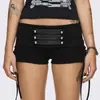 Shorts Deportivos de Verano 2026 Color Sólido Simple Hebilla Redonda Metálica Multilinea Cintura Elástica Personalizada