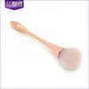 Brocha de maquillaje suelta de cintura pequeña y caliente, juego de brochas de maquillaje con mango de oro rosa, brocha de miel de cabeza grande, herramientas de belleza