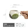 Taza de Desayuno Vajilla de Cerámica de Estilo Japonés para el Hogar Taza de Gran Capacidad Plato Retro Taza de Agua de Moda Venta al por Mayor Taza