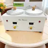Máquina de cera de doble cubeta con pantalla digital, máquina de cera caliente a temperatura constante, máquina para derretir cera de temperatura ajustable, máquina para derretir cera de abeja de gran capacidad para depilación al por mayor