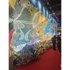 Nuevos Accesorios para Bodas Luces de Mariposa Luminosas Alas Guía de Camino Escenario T Decoración de Salón de Bodas Adornos Colgantes del Techo Arreglo