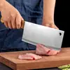 Cuchillo de Cocina de Acero Inoxidable, Herramientas de Cocina de Chef para Cortar Verduras y Picar, Productos de Puesto Callejero, Cuchillo Doméstico para Cortar Huesos y Rebanar, Suministro para Puestos