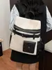 Nueva mochila de viaje ligera estilo japonés transfronteriza para mujer, mochila niche estilo coreano para camping al aire libre, mochila con bloques de color