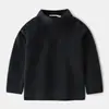 Ropa Gruesa y Cálida para Niños para Otoño e Invierno, Tops para Niños y Niñas, Camiseta Base Cálida de Cuello Medio Alto, Camiseta Transpirable