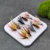 Set de 10 Moscas Húmedas para Pesca con Mosca - Montaje de Moscas Artificiales