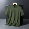 Verão Casal Gelo Fresco Respirável T-shirt de secagem rápida Outdoor Running Sports Sweat-absorbent Quick-drying Clothes Loosen T-shirt