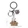 Peça para manter Han Meng panda bebê @ pata de urso tridimensional casal montanhismo cadeia criativa chaveiro chaveiro do carro