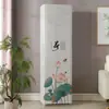 Funda para Aire Acondicionado Vertical Tipo Gabinete Modelo Nuevo para Sala de Estar, Funda Cuadrada para Aire Acondicionado para Prevenir el Viento y Mantener Funcionando sin Quitar la Funda