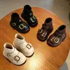 Zapatos tipo calcetín elegantes para bebé niña para primavera y otoño, zapatos de suela blanda para niños pequeños de 0 a 3 años, zapatos de princesa, botines cortos de felpa para niñas