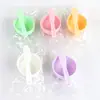 Ferramentas de Beleza para Spa Tigela para Máscara de TPR Silicone 11cm Macia e Flexível Conjunto de 2 Peças Espátula Plástica para Mistura 21cm de Comprimento