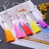 Abridor de cordão franja degradê diy Coringa franja vertical roupa chinesa antiga pingente de marcador de página outlet de fábrica