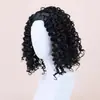 Perucas Europeias e Americanas da Moda, Perucas de Cabelo Curto Sintético de Alta Temperatura para Mulheres, Cabelo Cacheado Preto Africano, Comércio Exterior