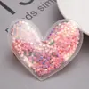 Pinza para el pelo de arena movediza talla grande para niños, pinza de corazón roto de bebé para bebé, pinza pequeña linda de princesa para niñas, tocado al por mayor 6c