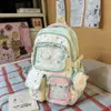 Set de Mochila Bicolor Modelo Nuevo Primavera 2026 para Estudiantes de Primaria y Secundaria, Bolsa de Tutoría de Estilo Alto Dopamina para Estudiantes de Secundaria