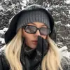 Óculos de Sol Quadrados Modernos Estilo Coreano com Armação Pequena e Lentes Estreitas, com Acabamento de Luxo, Estilo Popular de Celebridade da Internet, Óculos de Sol de Estrela de Cinco Pontas, Óculos da Moda