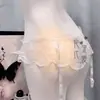 Tanga para Hombre de Encaje con Tira Calzones Ultra Delgados Transparentes de Tiro Bajo Calzones para Travestismo Set de Avión Jj