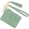 Pulsera de mujer de cuero genuino caliente transfronteriza ultrafina tarjetero tarjetero primera capa piel de vaca multi-tarjeta ventana para identificación tarjetero