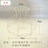 Estrutura para Abajur DIY Tecelagem com Corda Artesanal Abajur Suporte de Lâmpada Luminária de Mesa Redonda Quadrada Ferragens Acessórios de Estrutura de Ferro