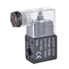 Bobina de Válvula Solenoide Tipo Airtac Ac220V Cabeça de Válvula 4V210-08 4V310 Cobre Puro 4V410 com Luz Dc24V