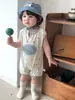 Ropa de Verano para Bebé, Monos para Bebé, Bodis de Dibujos Animados de Manga Corta para Niños, Ropa Cómoda sin Mangas para Exteriores para Niños