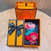 Celebridade da Internet Pelúcia Urso Cereja Pingente Chaveiro Criativo Boneca Fofa para Pendurar na Bolsa Pequeno Presente Presente para Casal