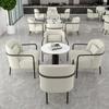 Combinación de mesa y silla de sofá de cafetería, silla de tienda de té con leche, silla de bar de libros, limpieza de bar, negociación, restaurante, tienda de postres, silla de comedor, uso comercial