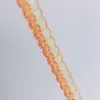Fita Elástica de Seda de Peixe Colorida Elástica de 1,5cm Acessórios para Vestuário Fita Ondulada Renda Decorativa Material de Gola