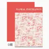 Uso Diario Estilo Pintura al Óleo Papel de Envoltura de Ciruela Salsa de Ciruela Papel de Envoltura de Flores para Ramo Papel de Fondo Inglés Artístico Papel Kraft