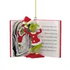 Cartoon de Natal Transfronteiriço Grinch Pingente Criativo Decoração de Árvore de Natal Pingente Acrílico Pendente Criativo para Carro