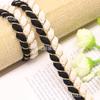 Fio de seda dourada estilo Xiao Xiang torcido fita trançada diy acessórios de vestuário chapéu bolsa gola renda decorativa