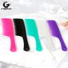 Peine de espada ancha de Amazon, herramientas de peluquería, peluquería doméstica, peine de dientes grandes, champú para cabello liso, peine de dientes anchos de plástico.