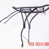 Bicicleta Plegable de 20 Pulgadas Accesorios para Bicicleta de Montaña Portaequipajes Trasero Freno de Disco V-Brake Portaequipajes Portapaquetes Trasero Grande Ciclismo