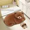 Temu Dropshipping Alfombrilla Kawaii Linda para el Suelo del Hogar de Barro de Diatomeas Antideslizante Absorbente de Agua Alfombrilla para el Suelo de la Entrada del Baño