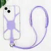 Adecuado para teléfonos móviles de 5-7 pulgadas, Funda para teléfono con cordón de silicona, Cubierta protectora anticaídas, Hecho a medida, Portátil, Antihuellas dactilares