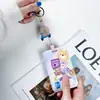 Dinosaurio Corgi Pato de Gasolina Tarjeta de Comida para Estudiantes Tarjeta de Transporte Público Tarjeta de Acceso Set de Tarjetas de Metro Colgante Llavero de Mochila