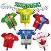 Novos Balões da Copa do Mundo 2026 Decorações em Formato de Bola de Futebol Balões de Camisa Suprimentos para Festa da Eurocopa