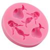 Nuevo Molde de Silicona para Pastel de Sirena Ballena de Venta Caliente DIY Doblar Azúcar Decoración de Chocolate Herramientas para Hornear H3021