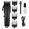 Cortador de Cabelo OEM Personalizado Cortador Elétrico Artefato para Cortar Cabelo em Casa Aparador Elétrico Self-Service Slick Back Lâmina de Alta Potência para Homens