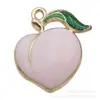 Popular Serie Rosa DIY Transfronteriza Aleación Esmalte Joyería Hecha a Mano Llavero Accesorios Pulsera Pendientes Colgantes