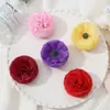 En Stock al por Mayor 5cm Cabezas de Flores Artificiales de Clavel y Lila para Decoraciones de Paredes de Flores, Arreglos Florales y Partes de Accesorios para el Cabello