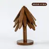 Esterilla Aislante de Madera Maciza, Salvamanteles, Esterilla Antiescaldado, Bambú Simple para el Hogar Resistente a Altas Temperaturas, Salvaplatos, Posavasos, Salvaplatos para Cazuelas