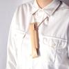 Estuche de Cuero Simple para Colgar en el Cuello Estilo Japonés Anti-pérdida Soporte para Bolígrafos para Colgar en el Cuello Estuche para Bolígrafos Distintivo Estuche de Almacenamiento Suelto para Bolígrafos de Estudiante