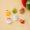 Natal Nova Estrela Boneco de Neve Resina Brilhante Acessórios DIY Grampo de Cabelo Artesanal Flor de Sapato Materiais de Decoração