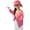 Ropa de Protección Solar para Niñas Verano Delgado 2025 Nueva Moda Infantil Cárdigan Refrigerante de Seda de Hielo Chaqueta de Tejido para Bebé